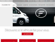 Tablet Screenshot of fleurette.fr